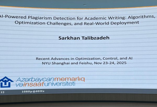 AzMİU nümayəndəsi Nyu-York Universitetində keçirilən beynəlxalq tədbirdə məruzə ilə çıxış edib (FOTO)