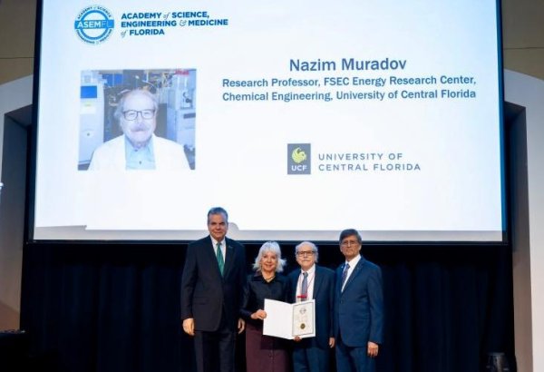 Azərbaycanlı alim Florida Elm, Mühəndislik və Tibb Akademiyasının üzvü seçilib (FOTO)