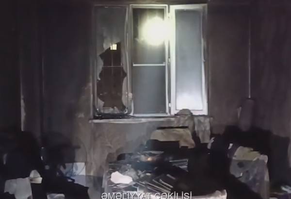 Lökbatanda yaşayış binasında baş vermiş yanğın nəticəsində dəymiş ziyan müəyyənləşdirilir