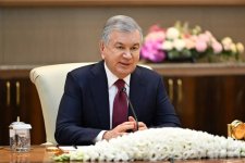 Şavkat Mirziyoyev Pərviz Şahbazovu qəbul edib (FOTO)