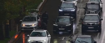 Yağıntılı hava ilə əlaqədar sıxlıq müşahidə olunan yollar açıqlanıb (FOTO)