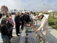 Növbəti köç karvanı Cəbrayılın Horovlu kəndinə çatıb: açarlar təqdim olunub (YENİLƏNİB) (FOTO)