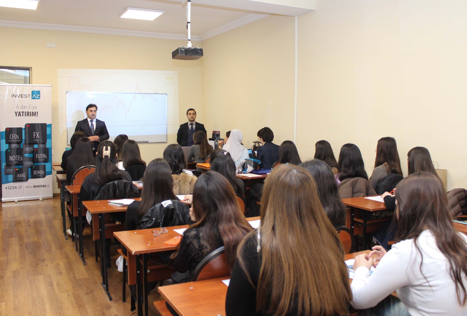 "InvestAZ" və Bakı Avrasiya Universiteti investisiya və kriptovalyuta bazarı üzrə seminar təşkil edib (FOTO)