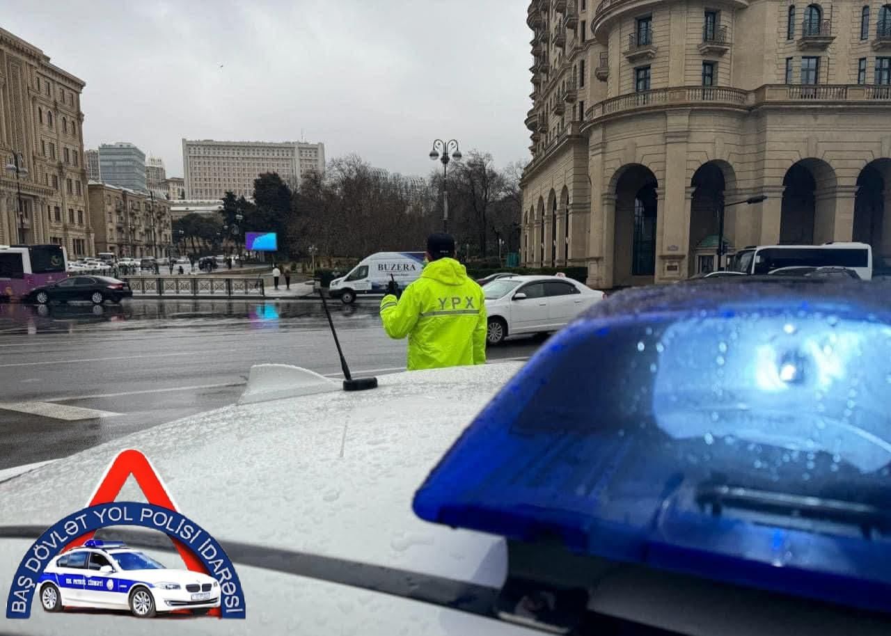 BDYPİ yağışlı hava ilə bağlı hərəkət iştirakçılarına müraciət etdi