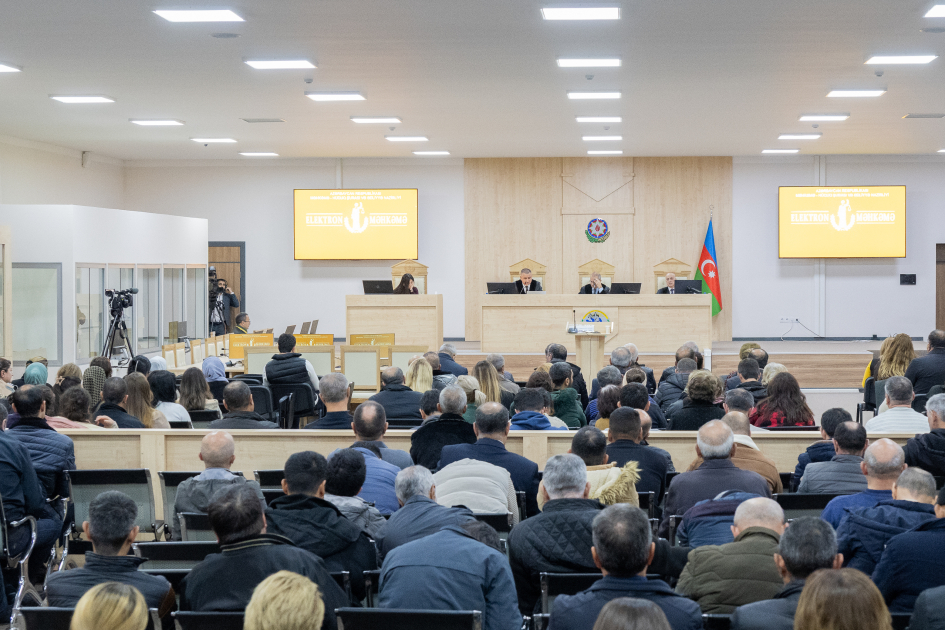 Ruben Vardanyanın məhkəməsi sənədlərin elan olunması ilə davam etdirilib (FOTO)