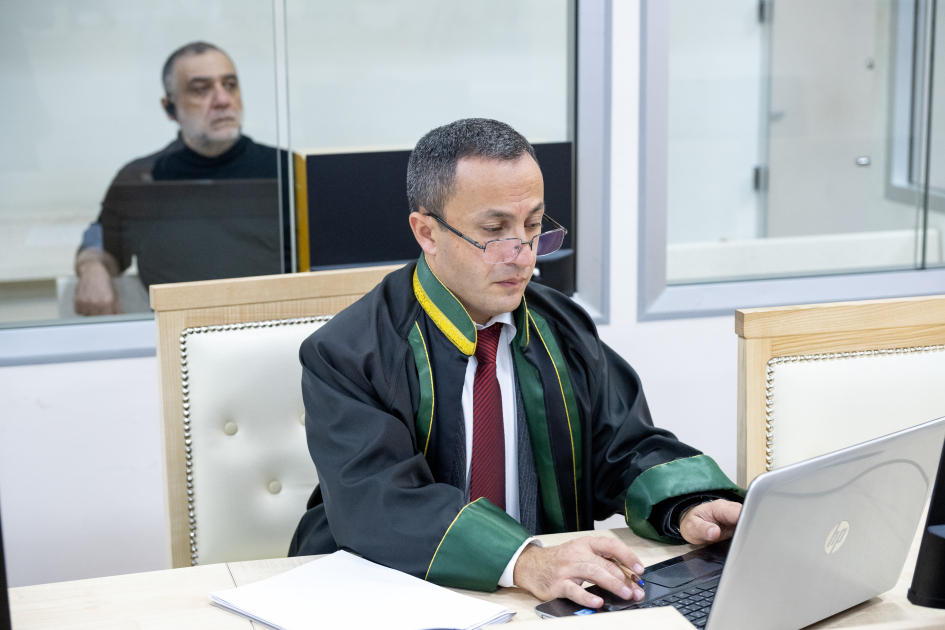 Ruben Vardanyanın məhkəməsi sənədlərin elan olunması ilə davam etdirilib (FOTO)