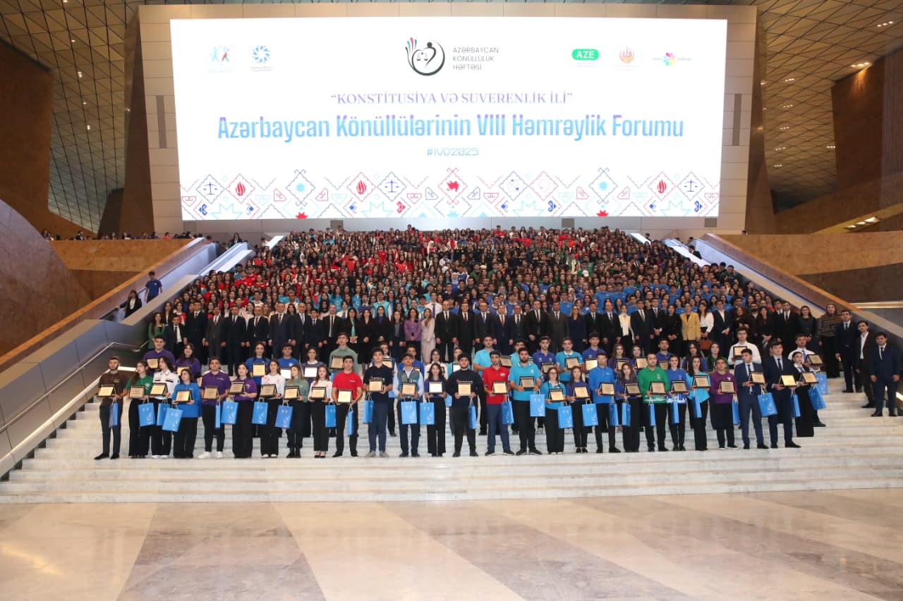 Azərbaycan Könüllülərinin VIII Həmrəylik Forumu baş tutub (FOTO)