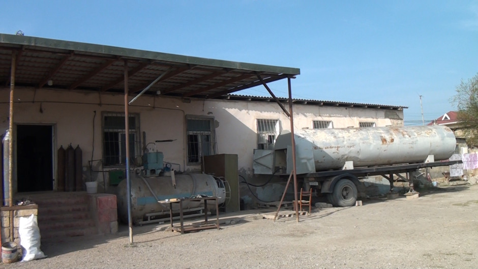 Sumqayıtda oksigen balonlarının doldurulması sexinin fəaliyyəti dayandırılıb (FOTO)