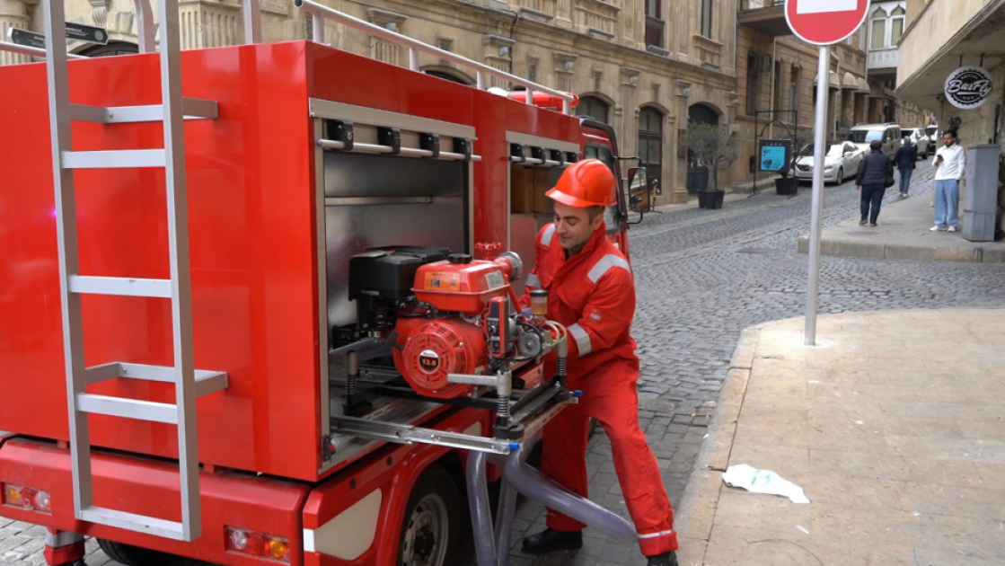FHN “İçərişəhər” Dövlət Tarix-Memarlıq Qoruğunun ərazisində taktiki-xüsusi təlim keçirib (FOTO)
