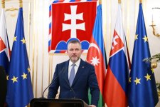 Azərbaycan və Slovakiya Prezidentləri mətbuata bəyanatlarla çıxış ediblər (FOTO/VİDEO) (YENİLƏNİB)