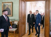 Bratislavada Prezident İlham Əliyevin Slovakiya Prezidenti ilə geniş tərkibdə görüşü olub (FOTO)