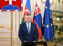 Azərbaycan və Slovakiya Prezidentləri mətbuata bəyanatlarla çıxış ediblər (FOTO/VİDEO) (YENİLƏNİB)