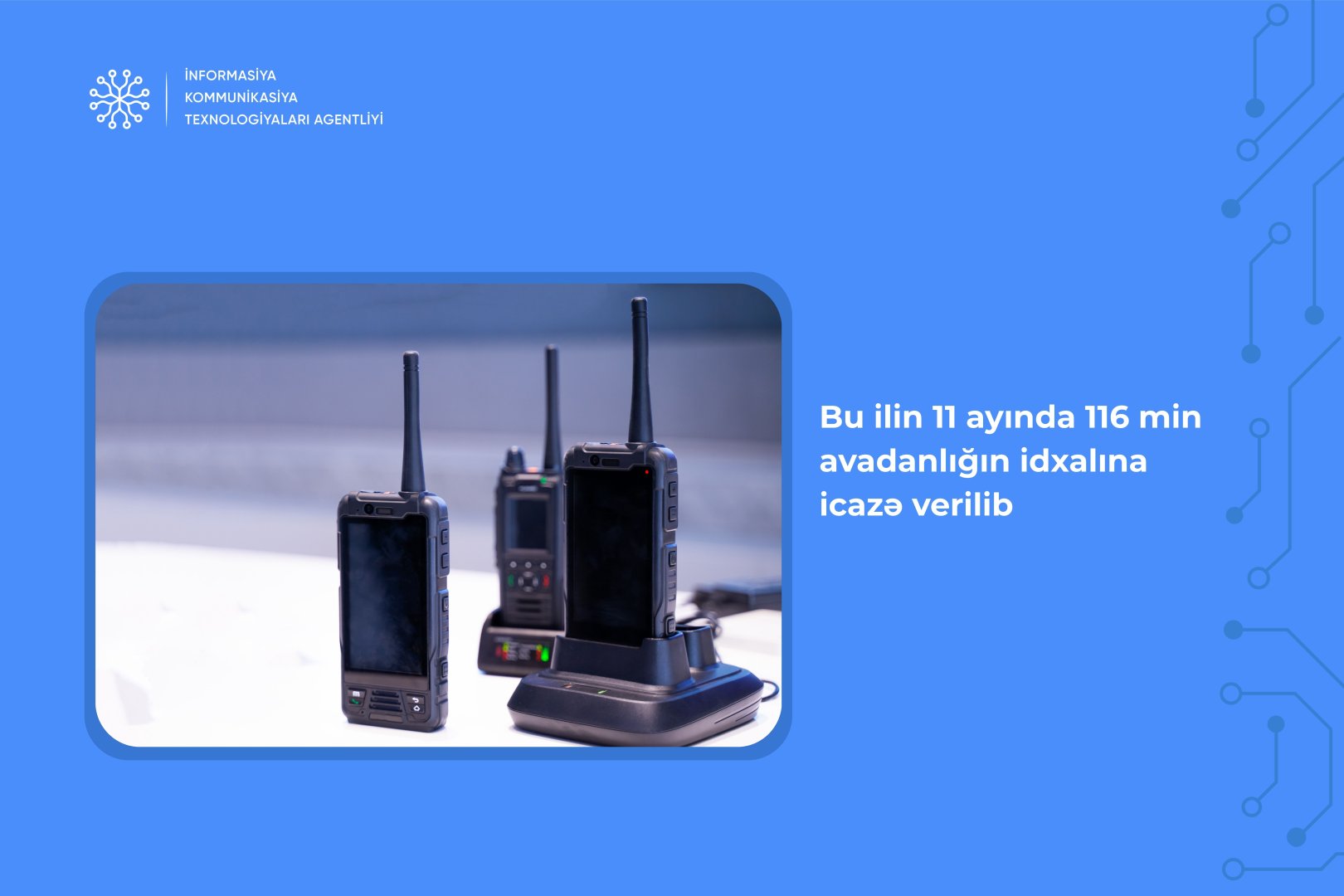 Bu ilin 11 ayında 116 min avadanlığın idxalına icazə verilib