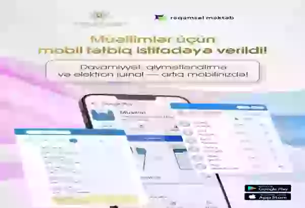 Müəllimlər üçün yeni mobil tətbiq istifadəyə verilib