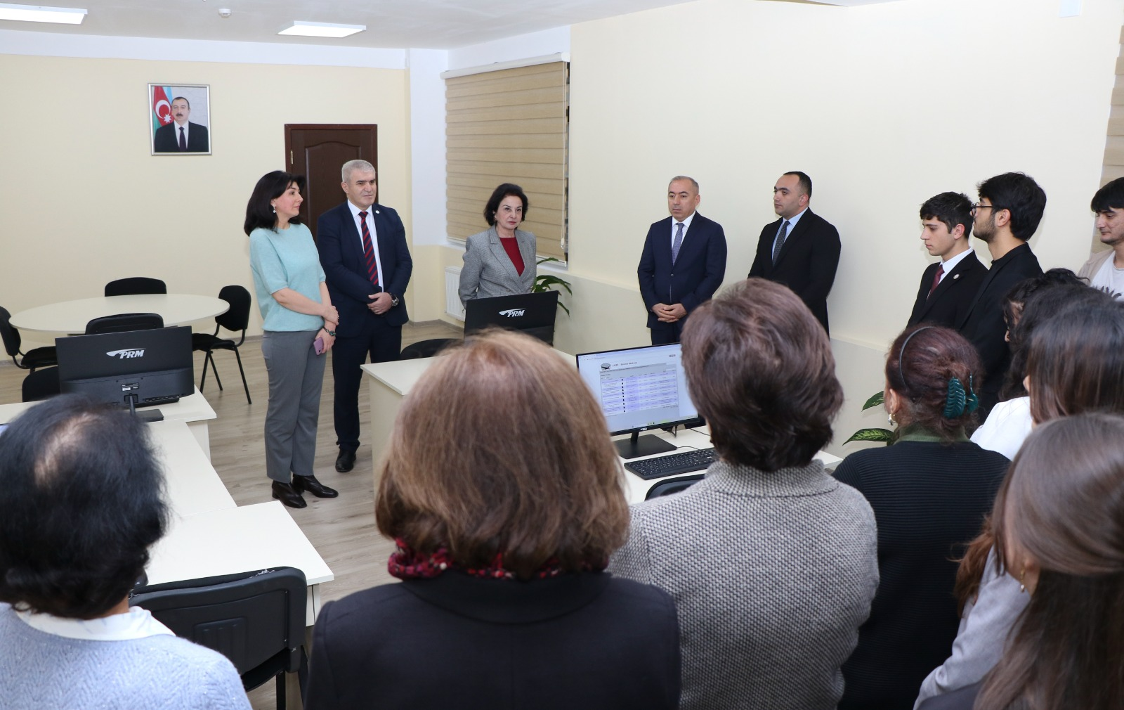 AzMİU-da Elektron Kitabxananın yeni oxu zalı istifadəyə verildi (FOTO)