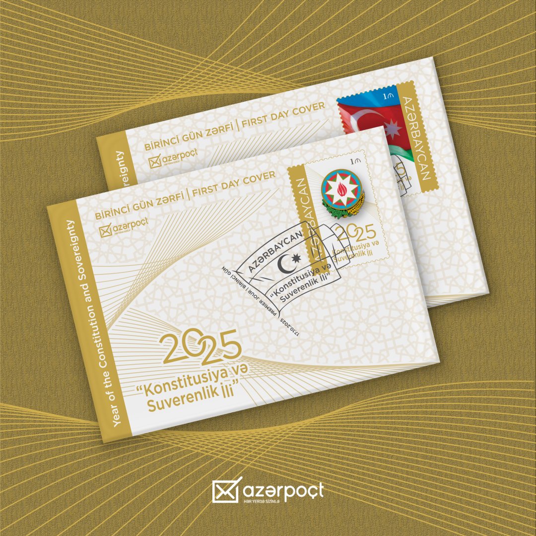 “Azərpoçt” MMC “Konstitusiya və Suverenlik İli”nə həsr olunmuş poçt markasını təqdim edib (FOTO)