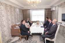 Xaçmazın İcra başçısı Xaspoladoba kəndində şəhid Rəhim İmamovun ailəsini ziyarət edib (FOTO)