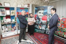 Xaçmazın İcra başçısı Xaspoladoba kəndində şəhid Rəhim İmamovun ailəsini ziyarət edib (FOTO)