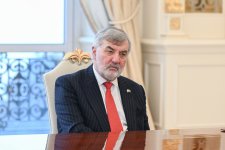 Prezident İlham Əliyev Böyük Britaniya və Şimali İrlandiya Birləşmiş Krallığının Azərbaycan üzrə ticarət elçisini qəbul edib (FOTO)