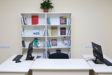 AzMİU-da Elektron Kitabxananın yeni oxu zalı istifadəyə verildi (FOTO)