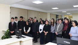 AzMİU-da Elektron Kitabxananın yeni oxu zalı istifadəyə verildi (FOTO)