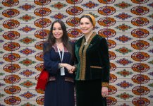 Heydər Əliyev Fondunun vitse-prezidenti Leyla Əliyeva Türkmənistanda beynəlxalq konfransda iştirak edib (FOTO)