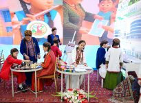 Heydər Əliyev Fondunun vitse-prezidenti Leyla Əliyeva Türkmənistanda beynəlxalq konfransda iştirak edib (FOTO)