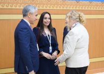 Heydər Əliyev Fondunun vitse-prezidenti Leyla Əliyeva Türkmənistanda beynəlxalq konfransda iştirak edib (FOTO)