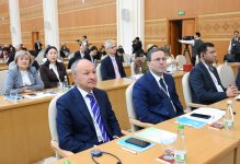 Heydər Əliyev Fondunun vitse-prezidenti Leyla Əliyeva Türkmənistanda beynəlxalq konfransda iştirak edib (FOTO)