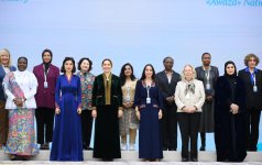 Heydər Əliyev Fondunun vitse-prezidenti Leyla Əliyeva Türkmənistanda beynəlxalq konfransda iştirak edib (FOTO)