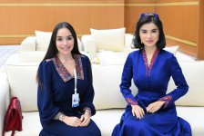 Heydər Əliyev Fondunun vitse-prezidenti Leyla Əliyeva Özbəkistan Respublikası Prezidenti Administrasiyasının rəhbəri ilə görüşüb (FOTO)