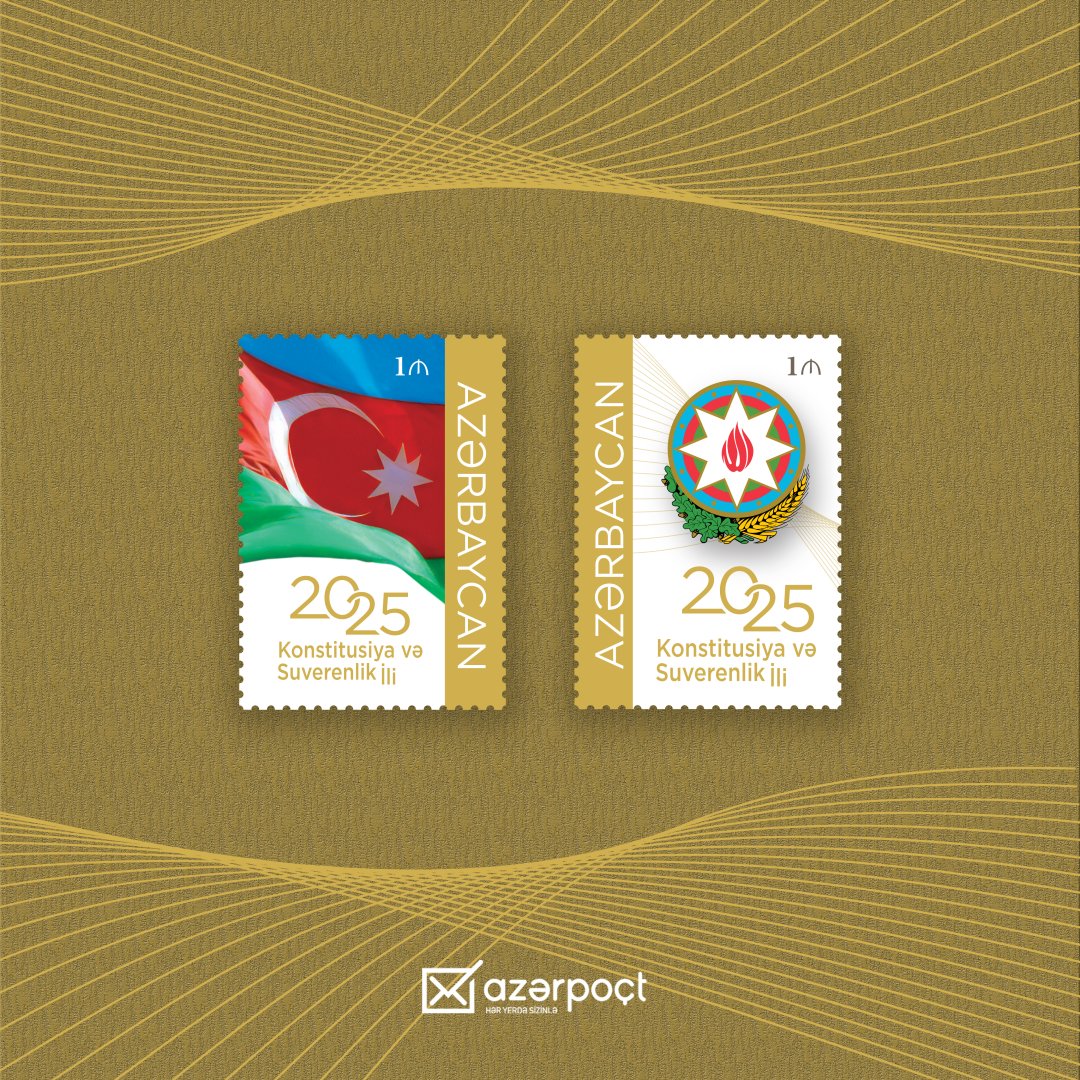 “Azərpoçt” MMC “Konstitusiya və Suverenlik İli”nə həsr olunmuş poçt markasını təqdim edib (FOTO)