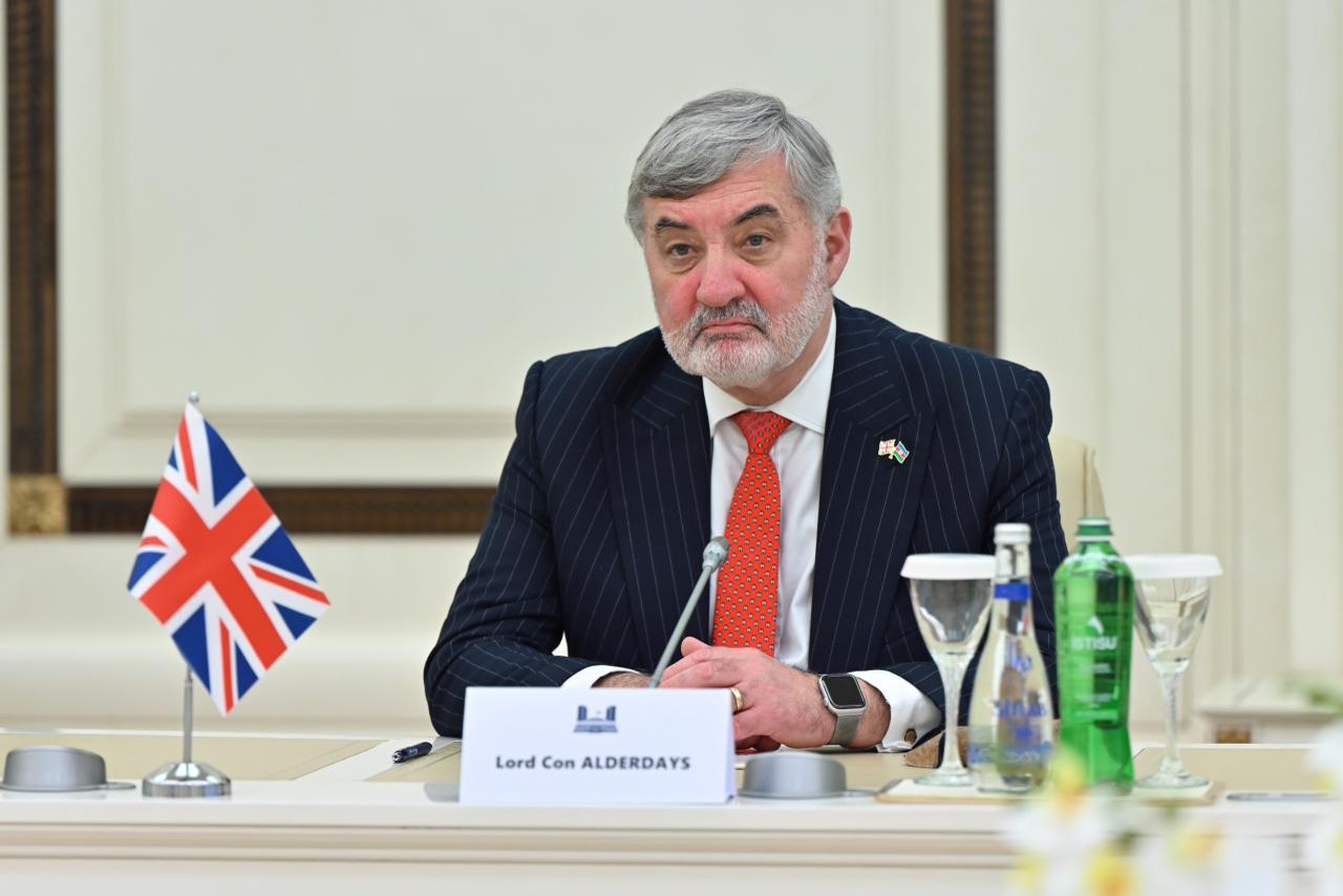 Sahibə Qafarova Lord Olderdaysla iqtisadi və parlamentlərarası əməkdaşlığı müzakirə edib (FOTO)