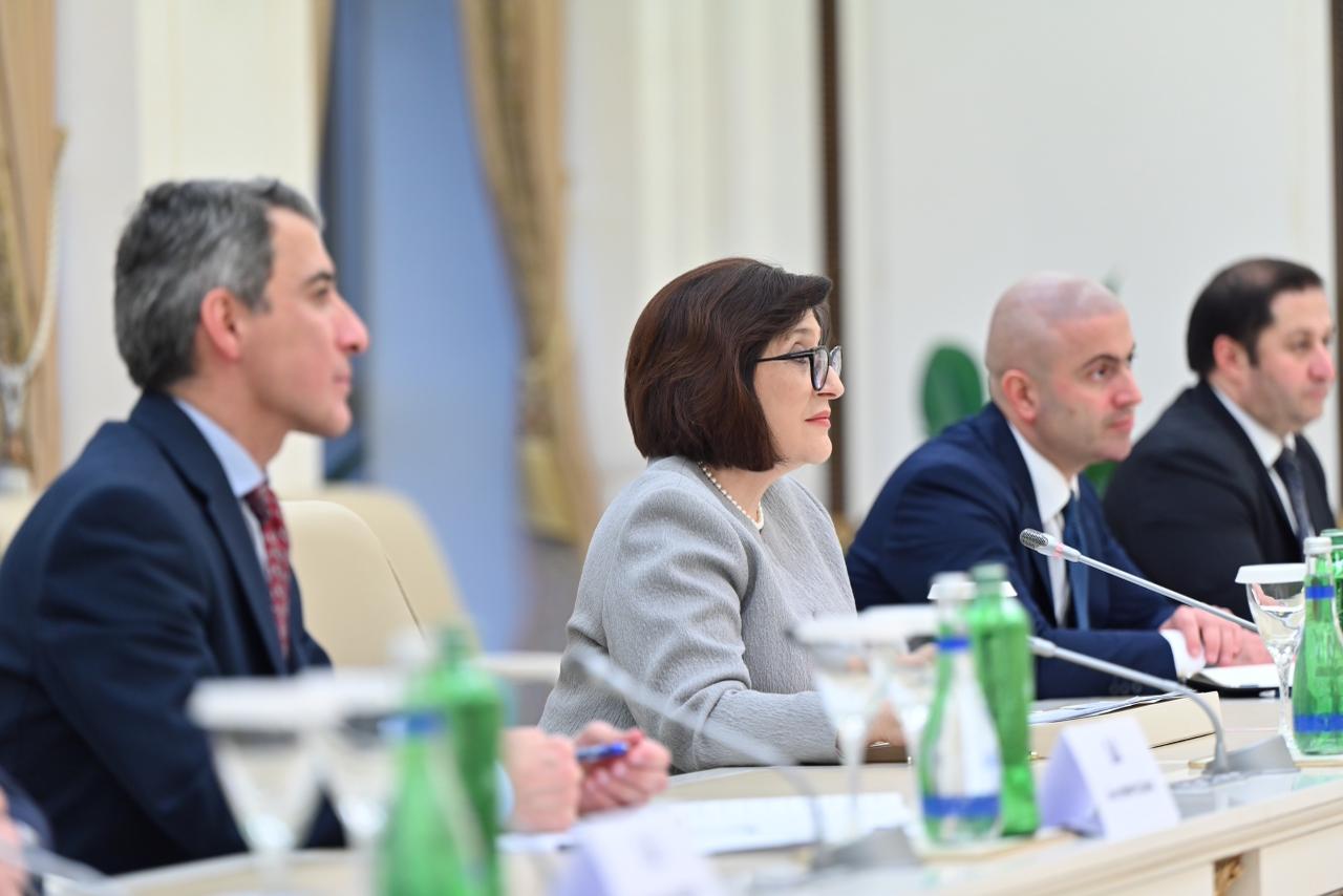 Sahibə Qafarova Lord Olderdaysla iqtisadi və parlamentlərarası əməkdaşlığı müzakirə edib (FOTO)