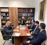 TÜRKPA Baş katibi TDT-nin Budapeştdəki nümayəndəliyinin icraçı direktoru ilə görüşüb (FOTO)