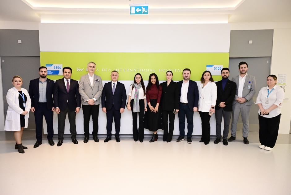 Heydər Əliyev Fondunun vitse-prezidenti Leyla Əliyeva Liv Bona Dea Hospitalında Sümük iliyi nəqli mərkəzinin açılış mərasimində iştirak edib (FOTO)