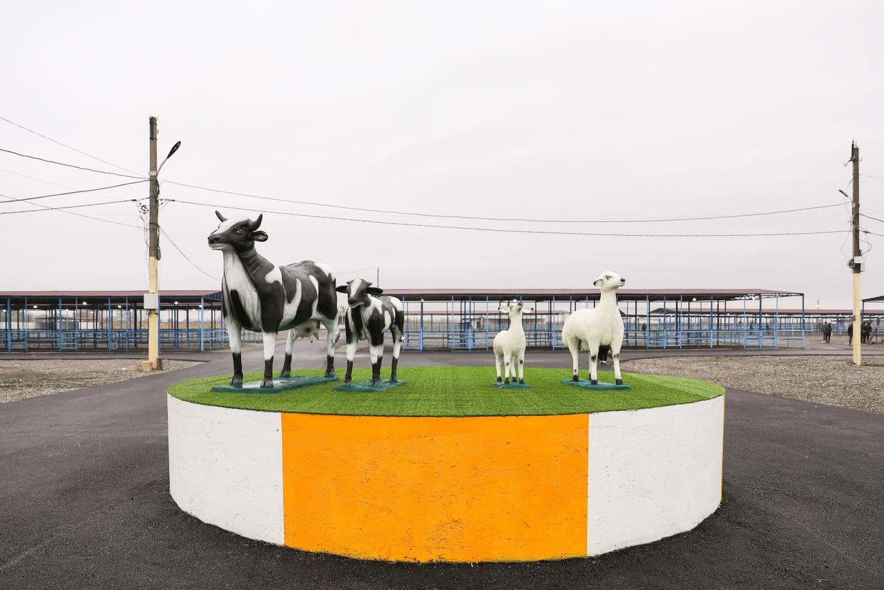 Bərdə heyvan bazarı yaxın günlərdə fəaliyyətə başlayacaq (FOTO)