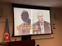 Vaşinqtonda Ümummilli Lider Heydər Əliyevin xatirəsi anılıb (FOTO)