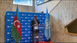 UNESCO-nun mənzil qərargahında Memar Əcəminin anadan olmasının 900 illiyi münasibətilə sərgi açılıb (FOTO/YENİLƏNİB)