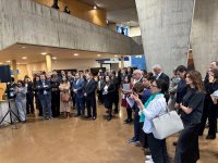 UNESCO-nun mənzil qərargahında Memar Əcəminin anadan olmasının 900 illiyi münasibətilə sərgi açılıb (FOTO/YENİLƏNİB)