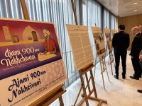 UNESCO-nun mənzil qərargahında Memar Əcəminin anadan olmasının 900 illiyi münasibətilə sərgi açılıb (FOTO/YENİLƏNİB)