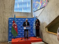 UNESCO-nun mənzil qərargahında Memar Əcəminin anadan olmasının 900 illiyi münasibətilə sərgi açılıb (FOTO/YENİLƏNİB)