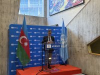 UNESCO-nun mənzil qərargahında Memar Əcəminin anadan olmasının 900 illiyi münasibətilə sərgi açılıb (FOTO/YENİLƏNİB)