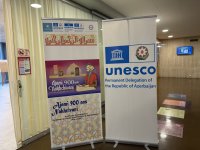 UNESCO-nun mənzil qərargahında Memar Əcəminin anadan olmasının 900 illiyi münasibətilə sərgi açılıb (FOTO/YENİLƏNİB)