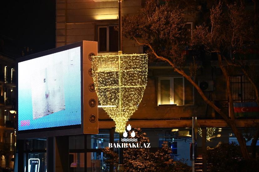 Bakıda Yeni ilə hazırlıq işləri gedir (FOTO)