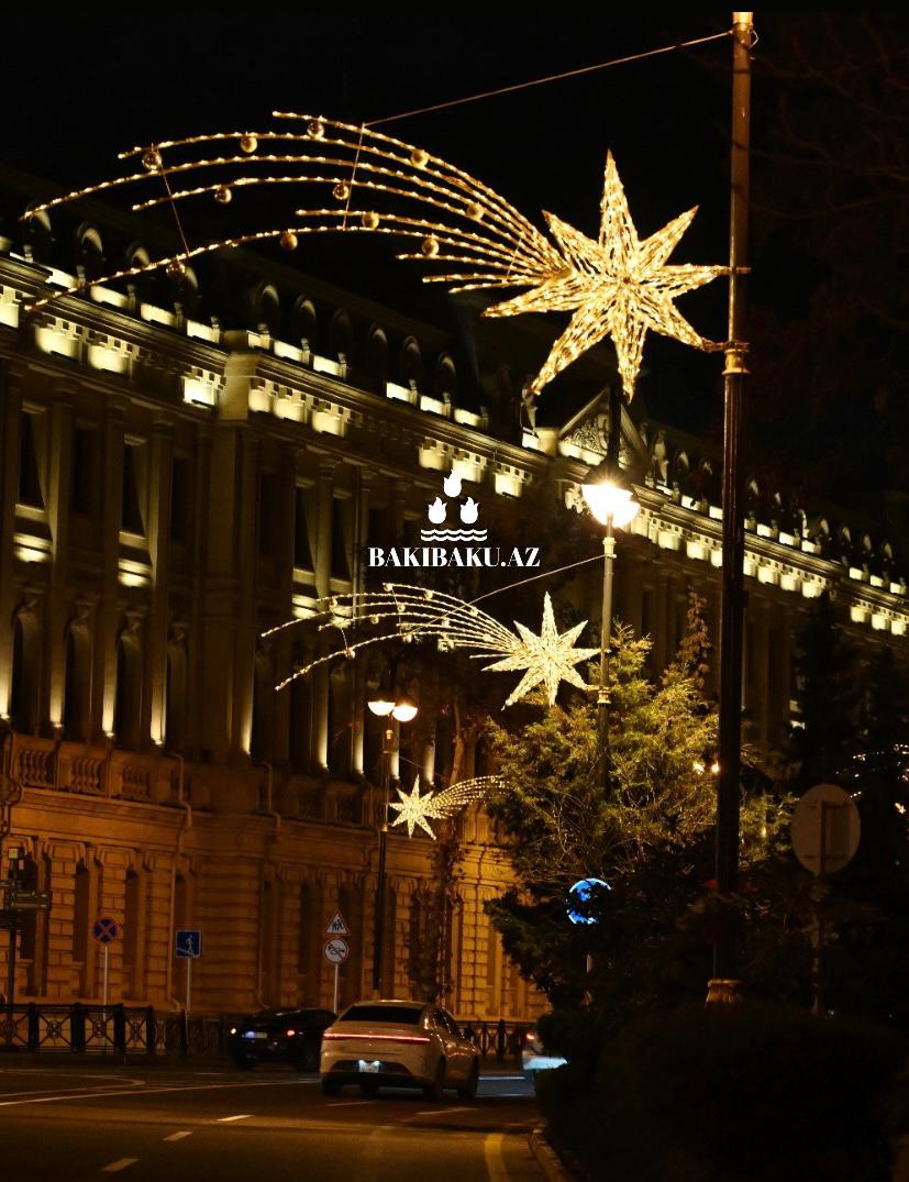 Bakıda Yeni ilə hazırlıq işləri gedir (FOTO)