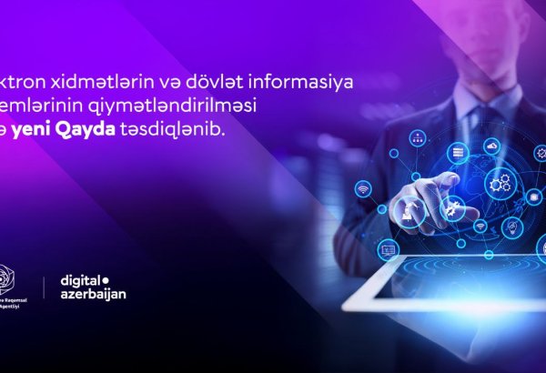 Elektron xidmətlərin və dövlət informasiya sistemlərinin qiymətləndirilməsi üzrə yeni Qayda təsdiqləndi