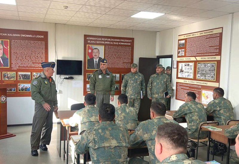 Hərbi Hava Qüvvələrinin xidməti-döyüş fəaliyyəti yoxlanılıb (FOTO)