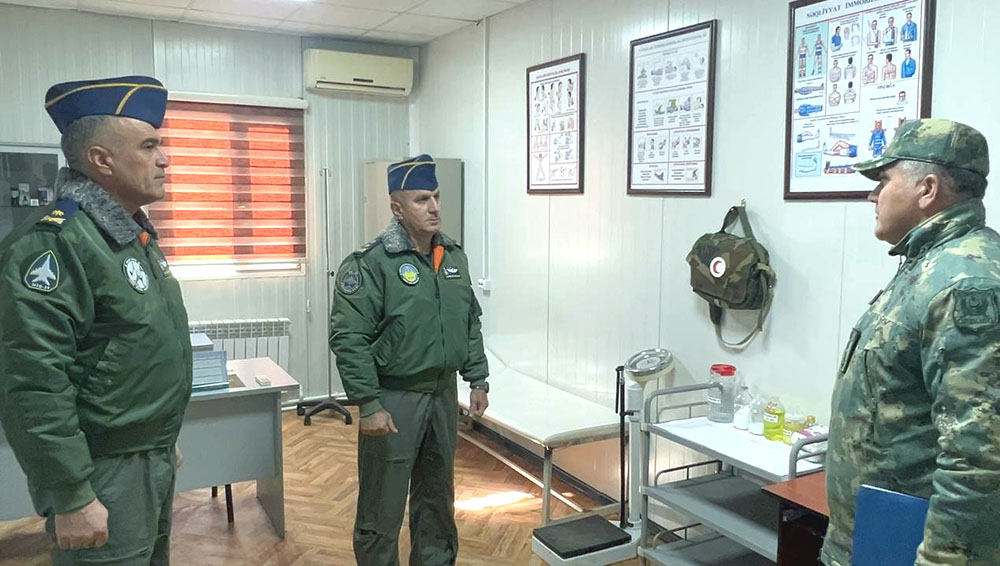 Hərbi Hava Qüvvələrinin xidməti-döyüş fəaliyyəti yoxlanılıb (FOTO)