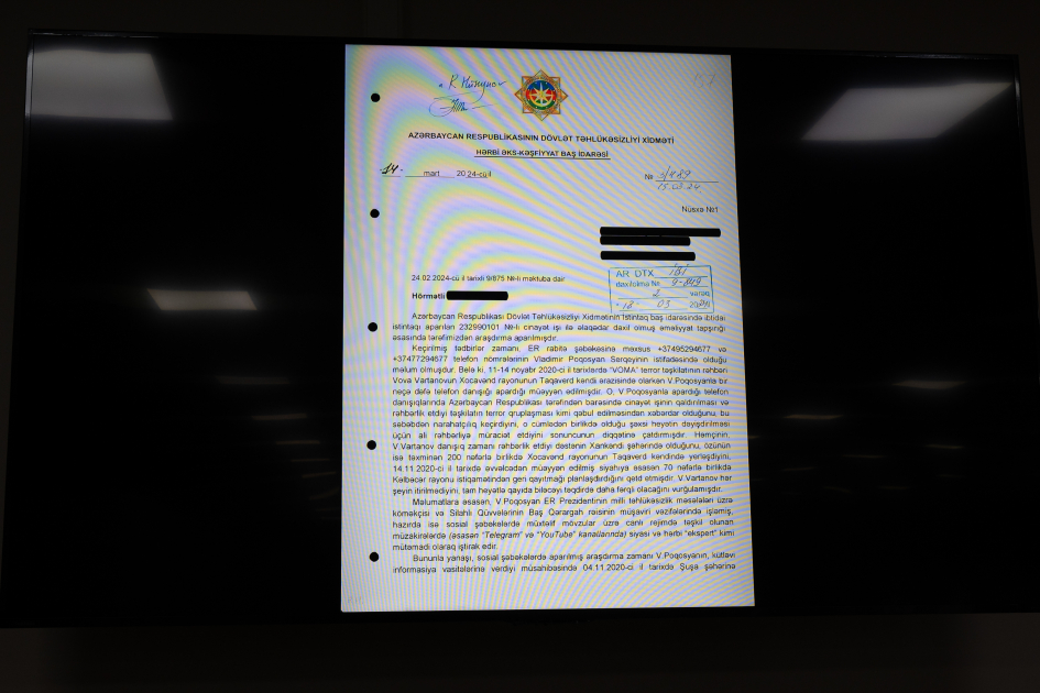 Ruben Vardanyanın məhkəməsində prokuror təqsirləndirilən şəxsin ömürlük azadlıqdan məhrum olunmasını təklif edib (FOTO)